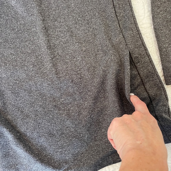 ASPCA mock neck pullover sweater half zip gray small - Picture 2 of 4